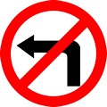 Zakaz skrętu w lewo