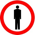 Zakaz ruchu pieszych