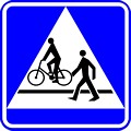Przejście dla pieszych i przejazd dla rowerzystów